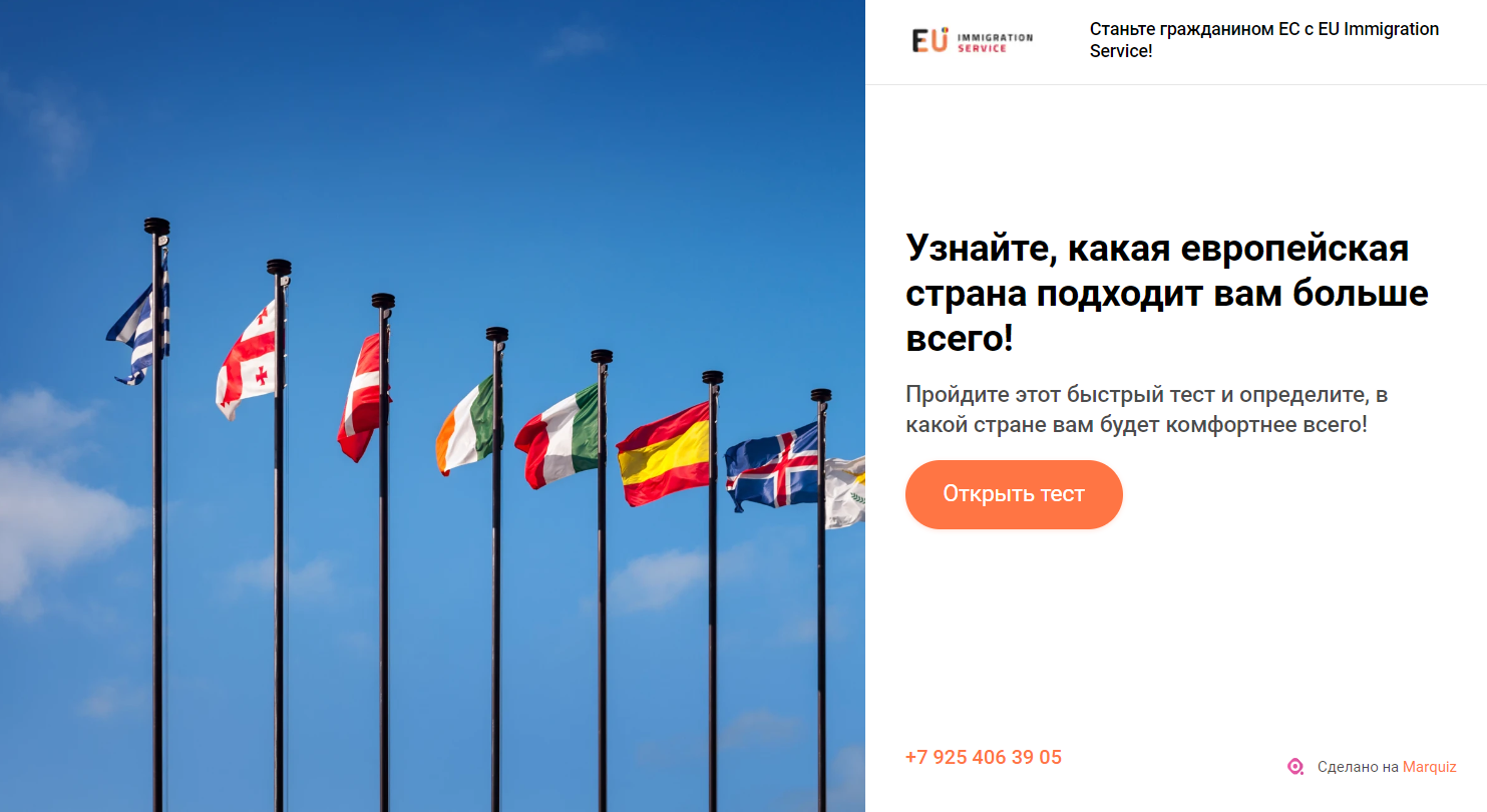 EU Immigration Service логотип